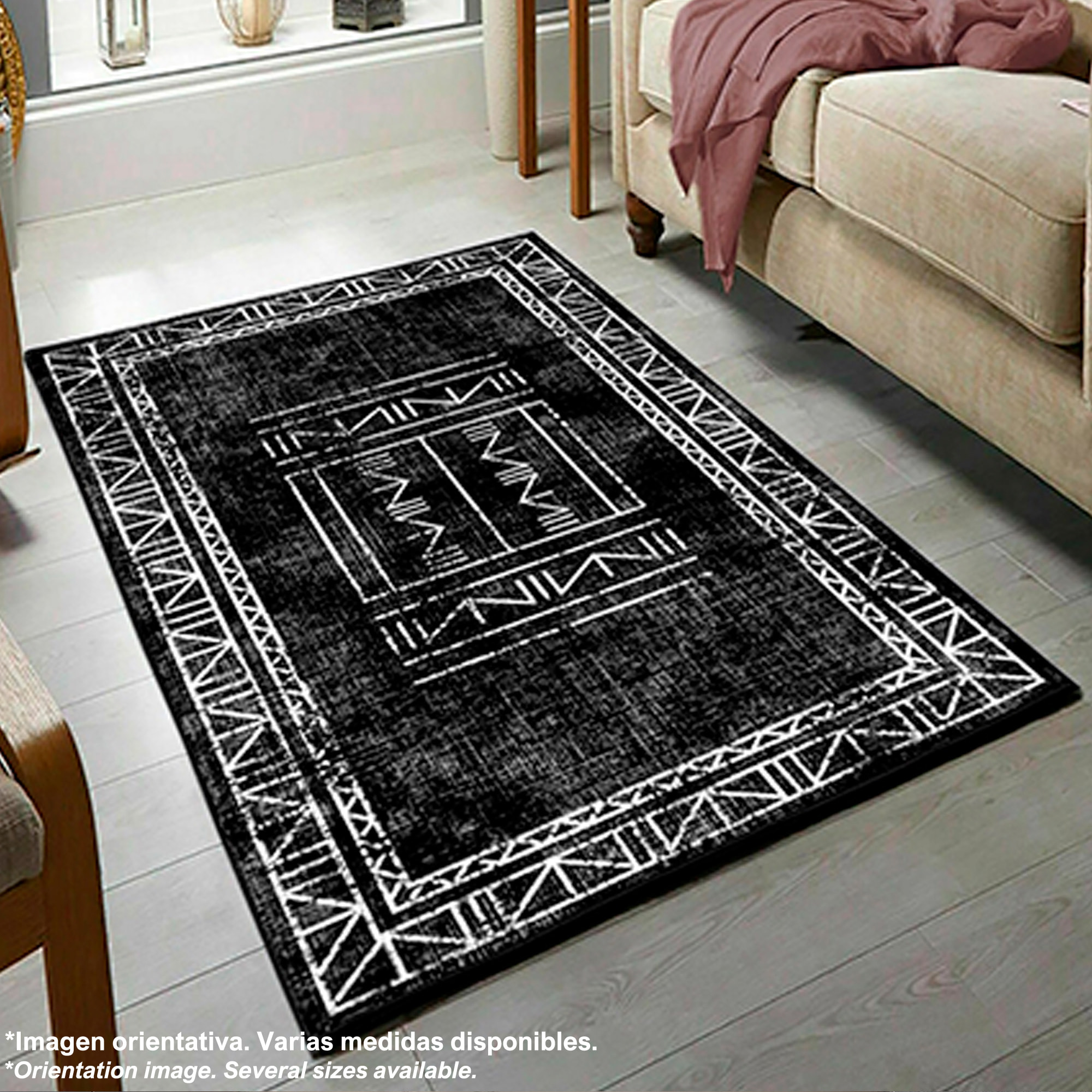 Alfombra de Poliester estampada 160 x 230cm