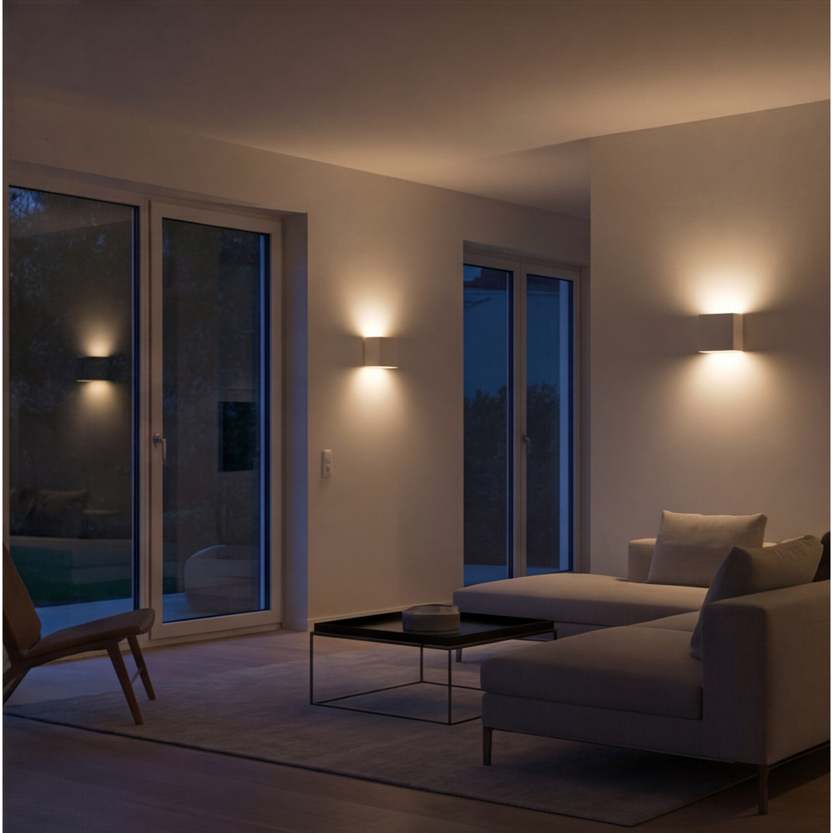 LEDS C4 Aplique Ges Deco Rectangular LED 5.2W Blanco Cálido 3000K para Interior,