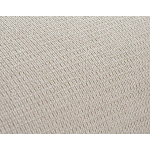 Sorrente - pouf - en tissu texturé - Beige