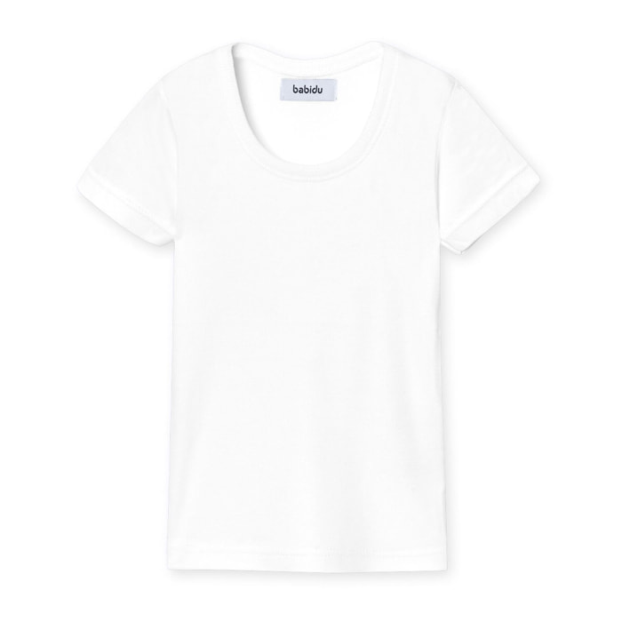 Camiseta M/C Bambú Blanco Talla 2