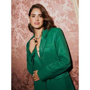 Collar Winter Bomb Acero Baño Oro