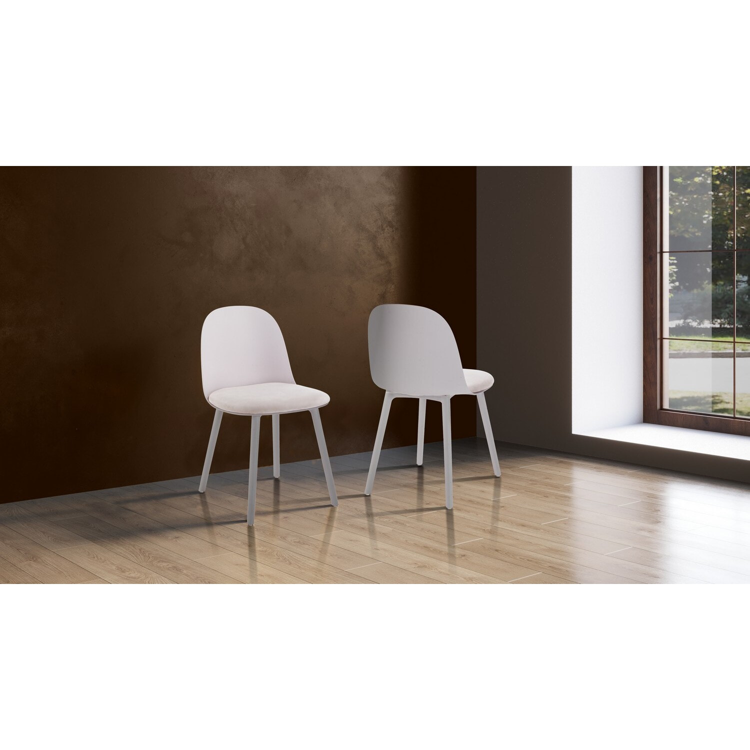 Oresteluchetta Set 4 Sedie TELLA WHITE