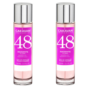 Caravan fragancias set de 2 frascos perfume de mujer nº48, de 150 ml
