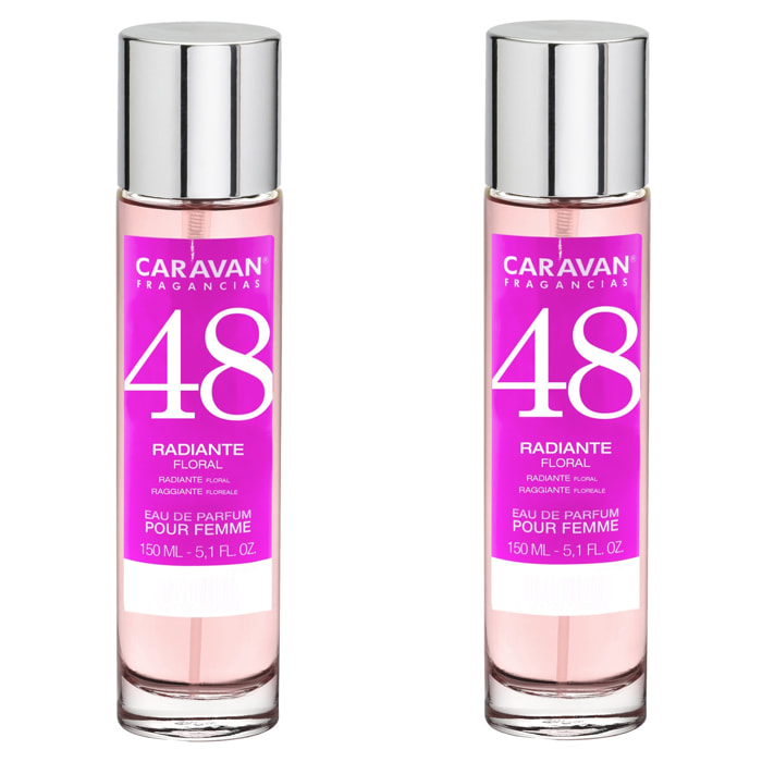 Caravan fragancias set de 2 frascos perfume de mujer nº48, de 150 ml