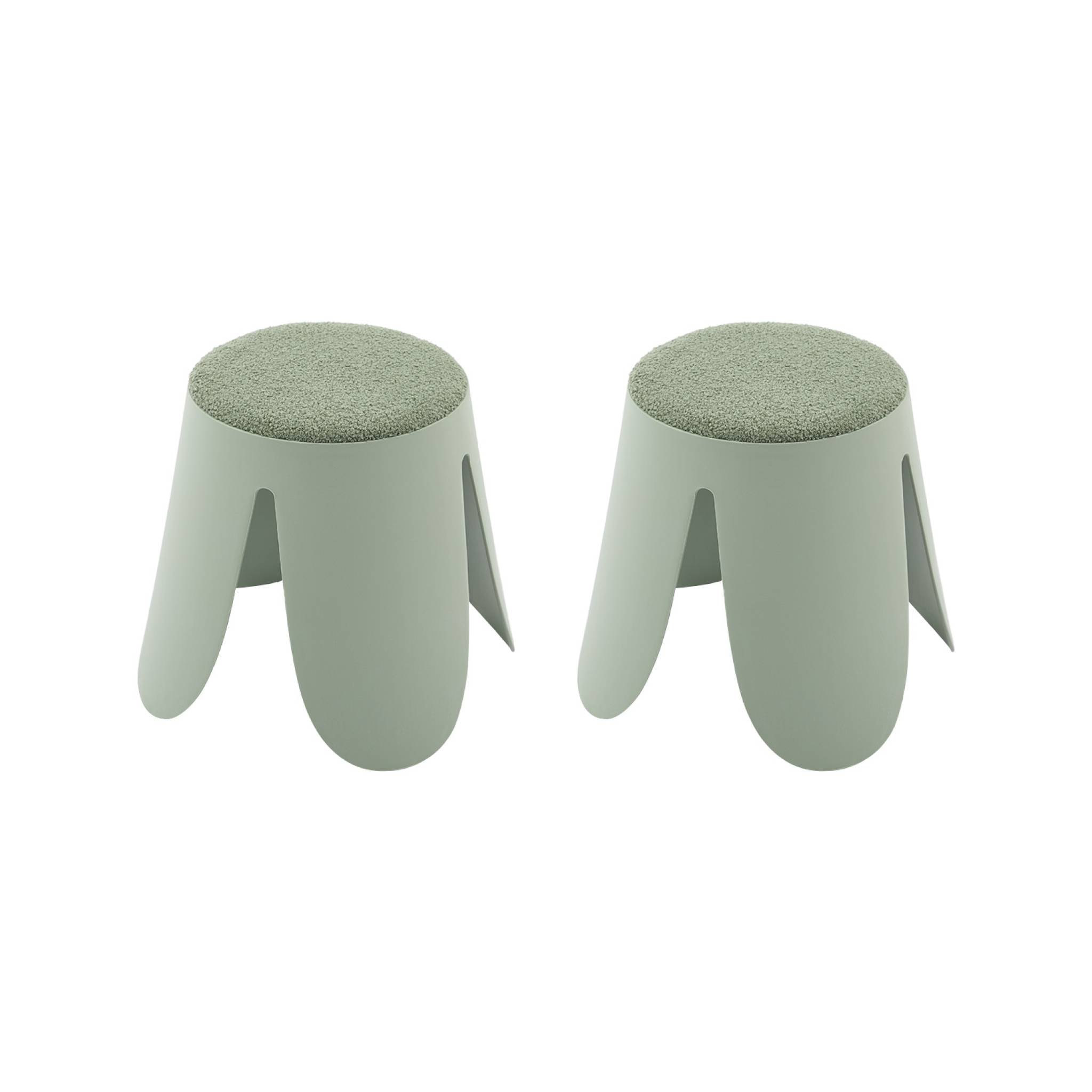 Tabouret empilable enfant bouclette texturée (lot de 2) NIKI KIDS