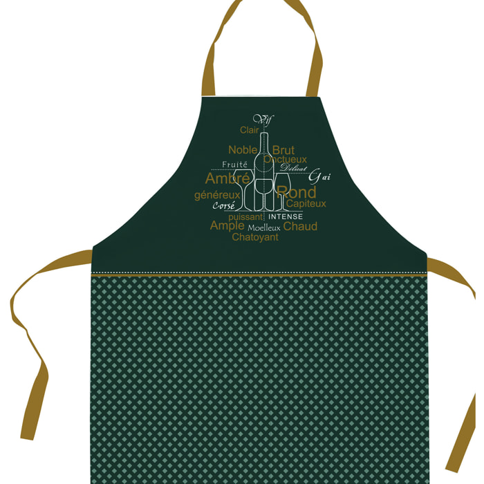 Tablier 100% coton - Sommelier En Or - Imprime