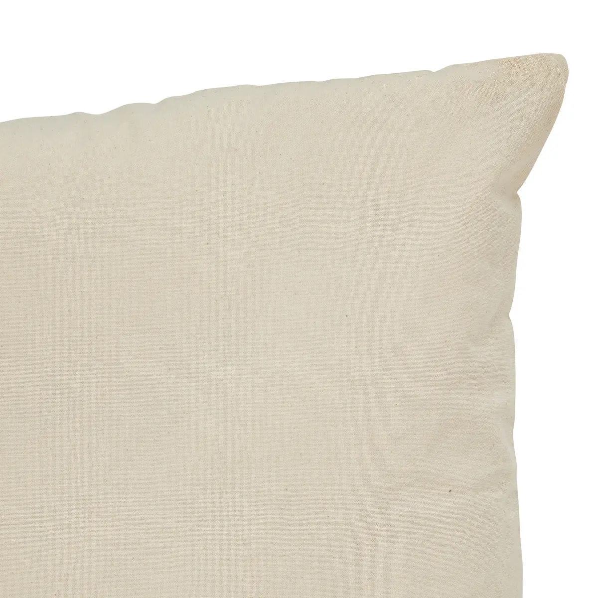 Coussin à franges "Malakite" noir & blanc 50x50cm