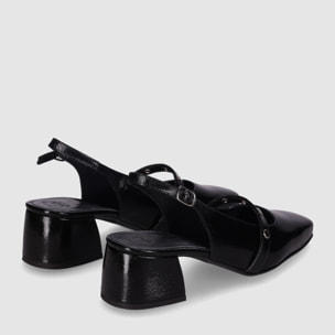 Zapatos - Negro - Tacón: 3 cm