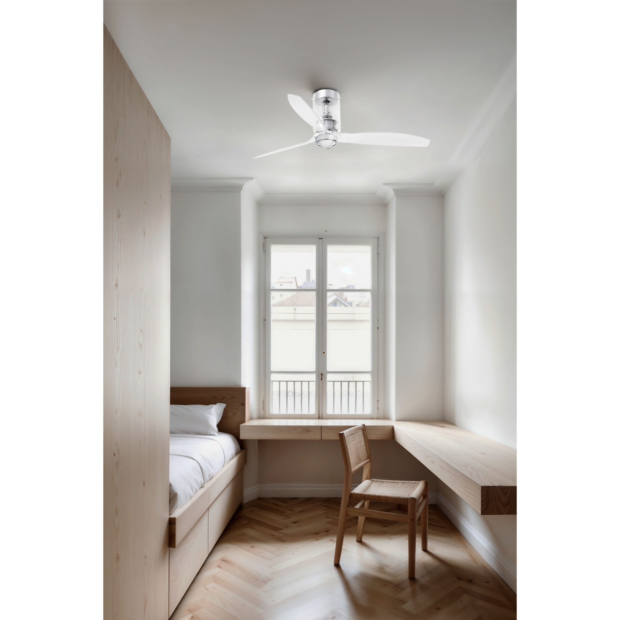 MINI TUBE FAN M LED Ventilatore a soffitto trasparente