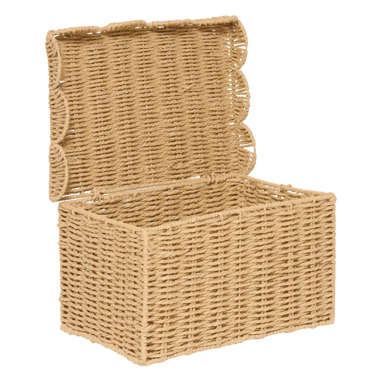 Lot de 3 cagettes Cyrielle rectangulaire beige