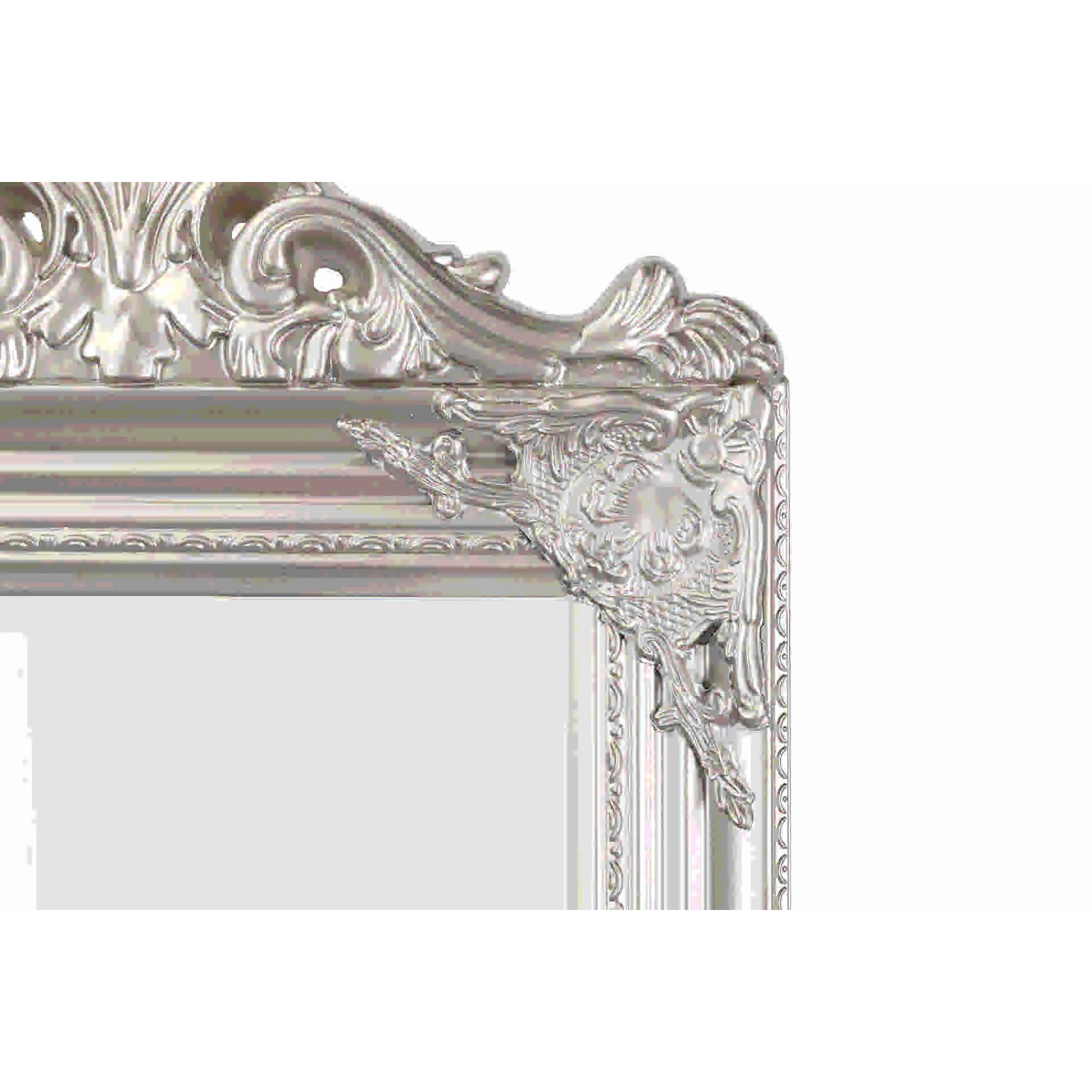 Espejo De Pie Madera Plata 44x8x180 Cm