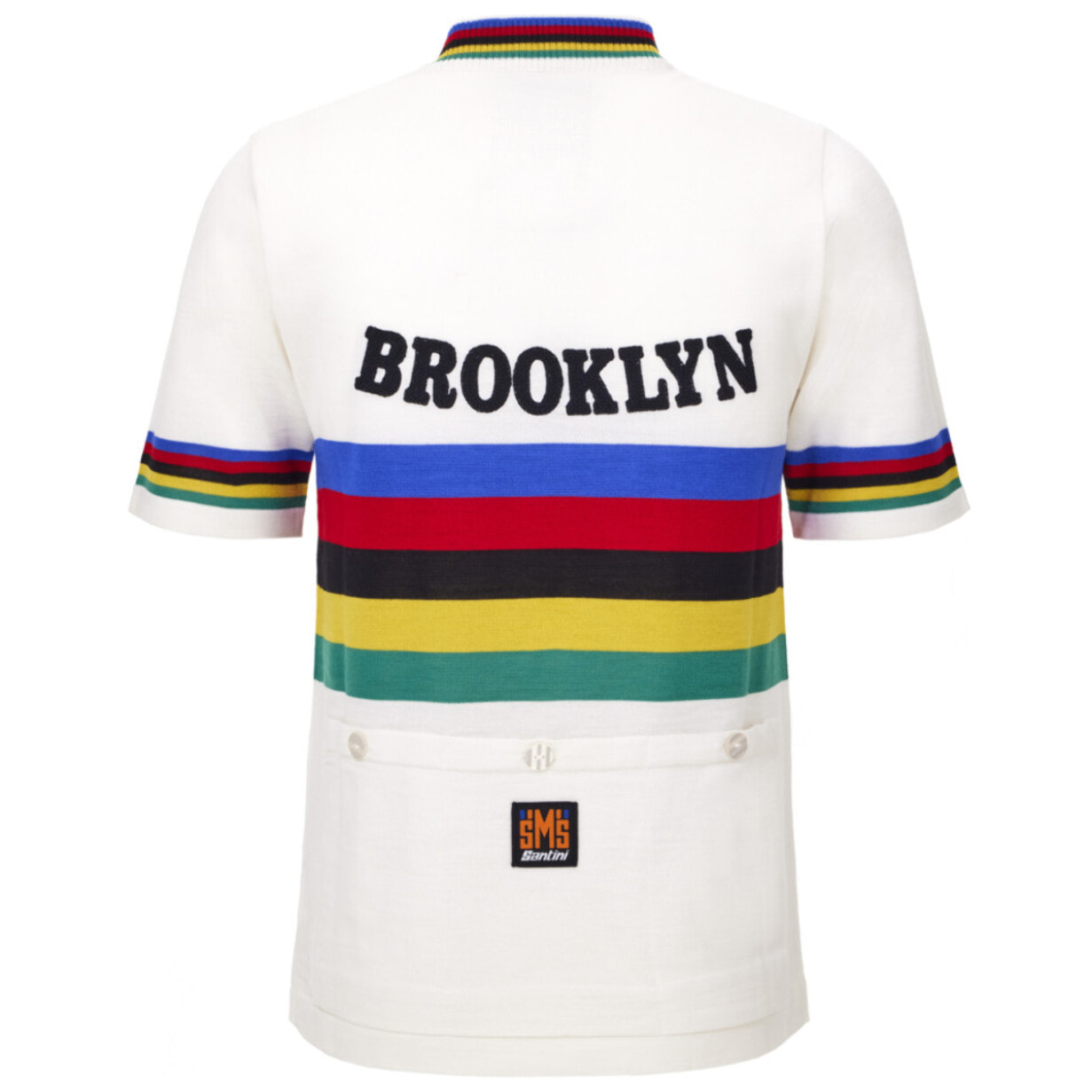 Brooklyn - Maglia Lana Campione Del Mondo - Bianco - Uomo