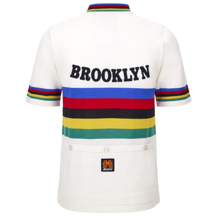 Brooklyn - Maglia Lana Campione Del Mondo - Bianco - Uomo