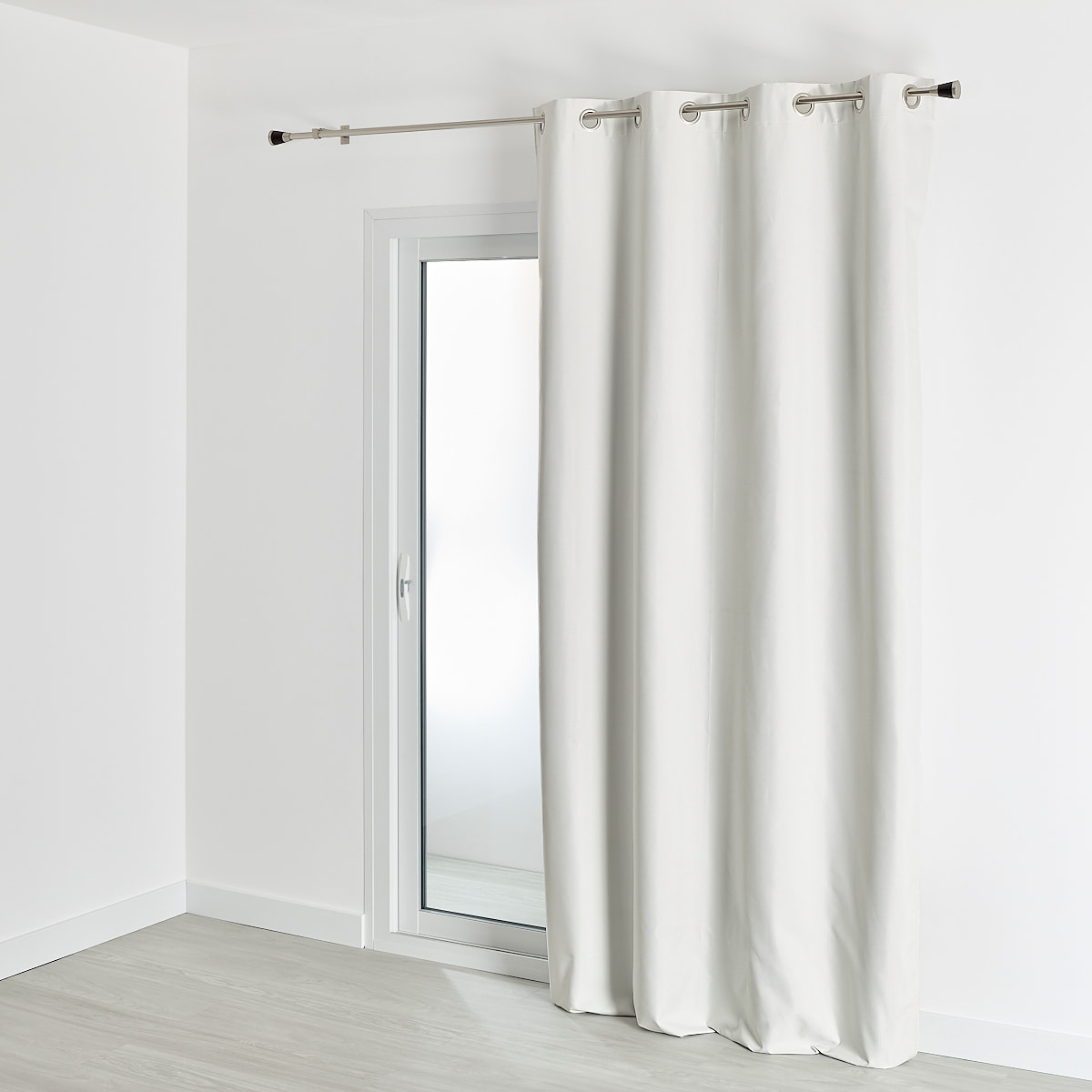 Rideau 100% occultant  - Effet chiné - Naturel