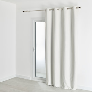 Rideau 100% occultant  - Effet chiné - Naturel