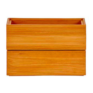 Organizador bambu apilable 15x7cm colección kinvara