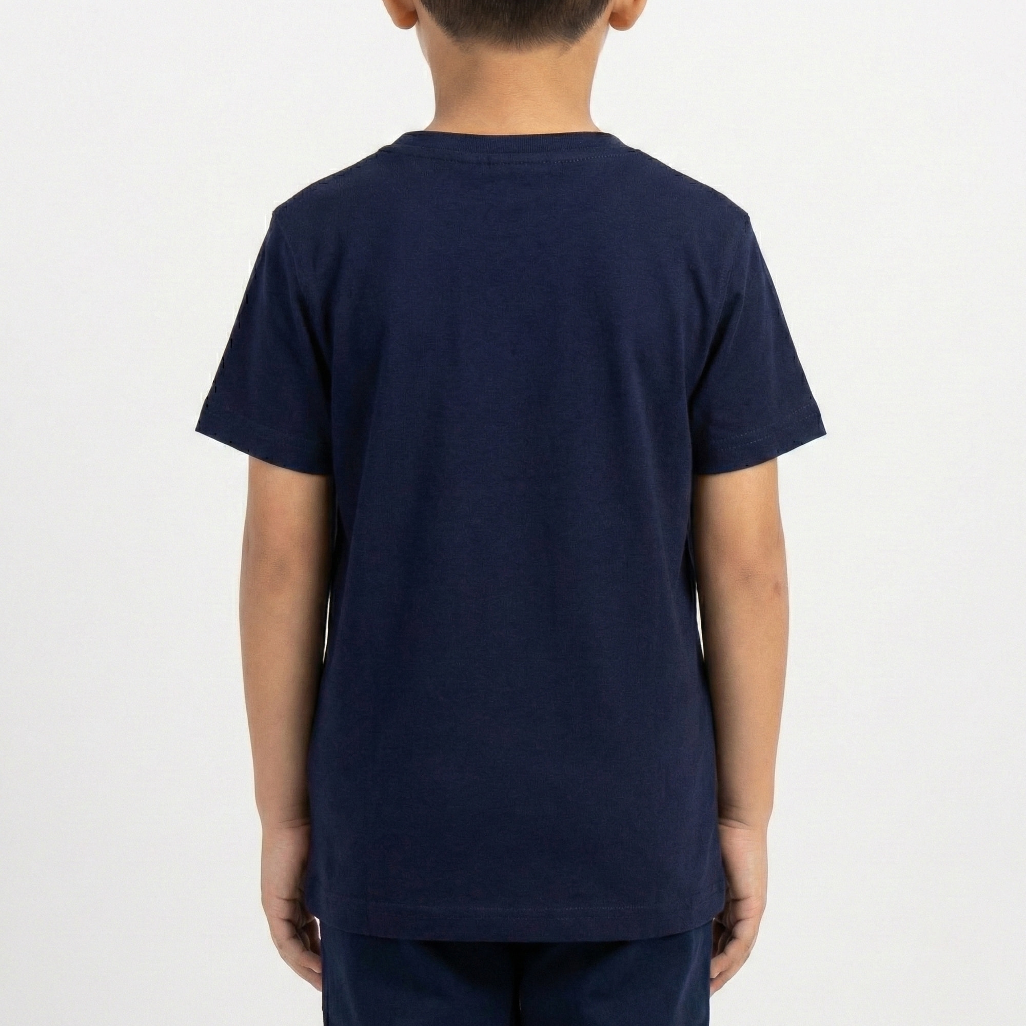 T-shirt maniche corte con stampa logo multicolor