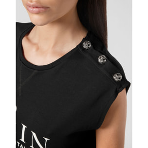PHILIPP PLEIN T-shirt girocollo a maniche corte ICONIC PLEIN