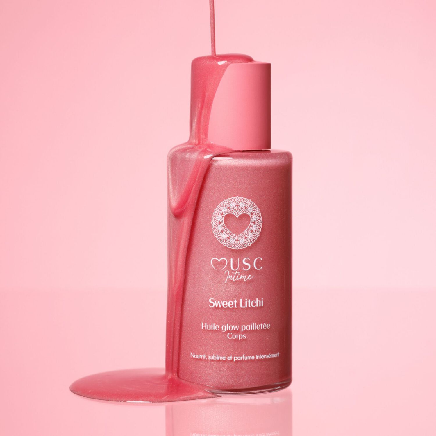 Sweet Litchi - Huile Glow Pailletée Corps 100 ml