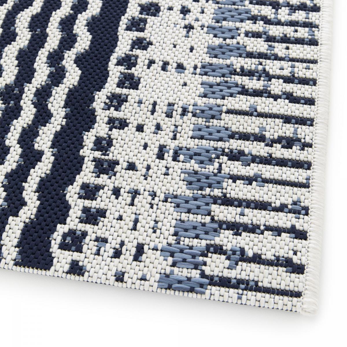 Tapis extérieur tissé kilim rectangle HIJI