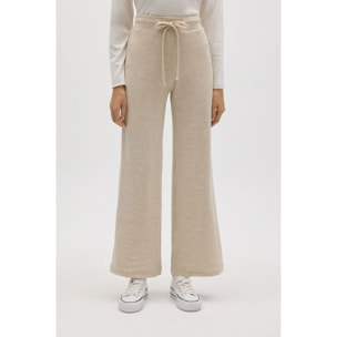 Pantaloni dritti color avorio extra comodi