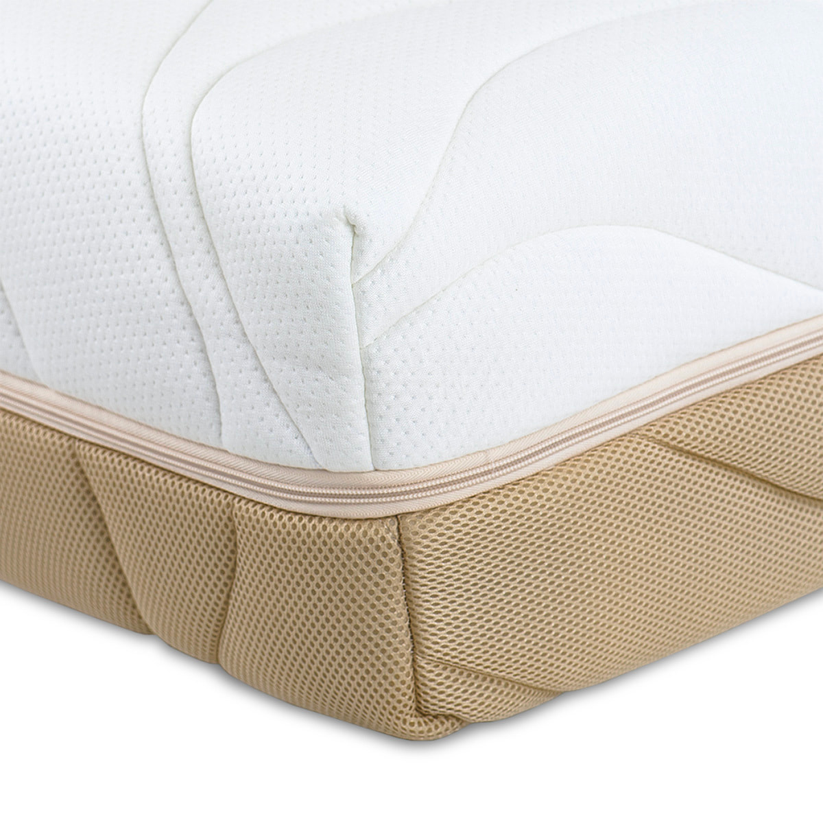 Matelas 4 Saisons, Soutien ferme, 24 cm, Mémoire de Forme avec 7 Zones de confort, Mousse Airyform, Déhoussable
