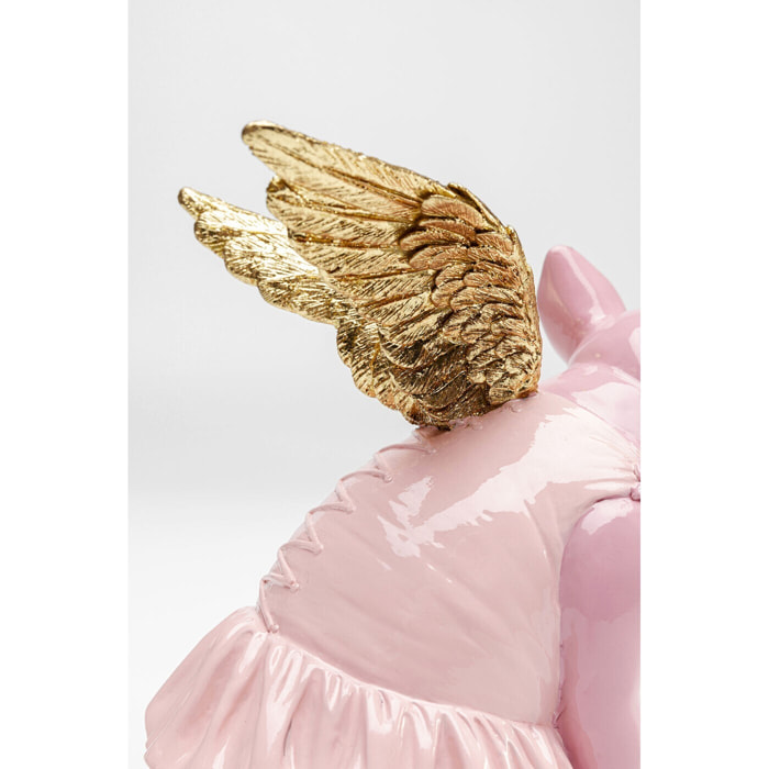 Tirelire cochon ailé rose 15cm Kare Design