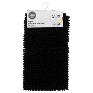 Tapis de bain 50x80 cm Noir Colorama