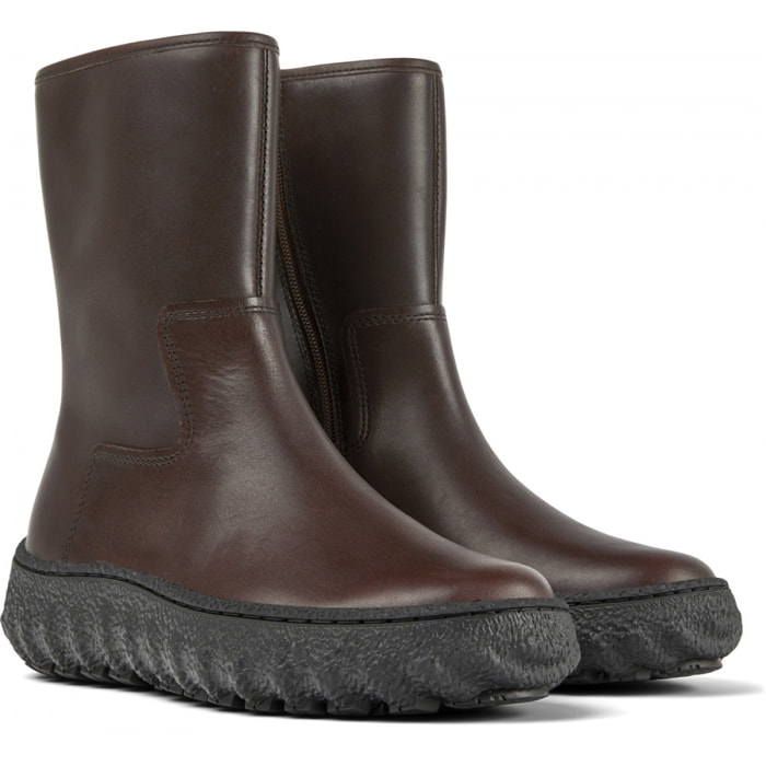 CAMPER Ground - Stivaletti Donna Marrone