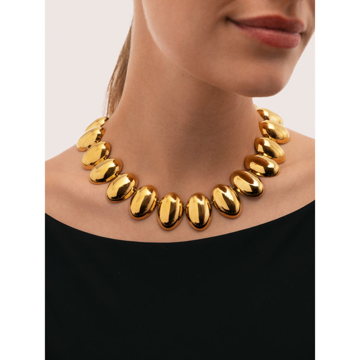 Collana Oceya  Acciao Placcato Oro