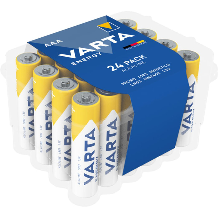 Varta - Piles ENERGY AAA boîte de 24