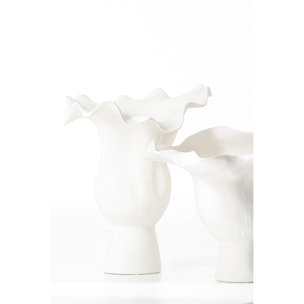 J-Line vase Helix - céramique - blanc -