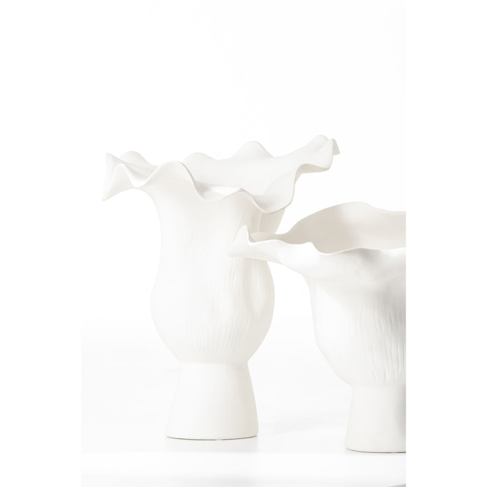 J-Line vase Helix - céramique - blanc -