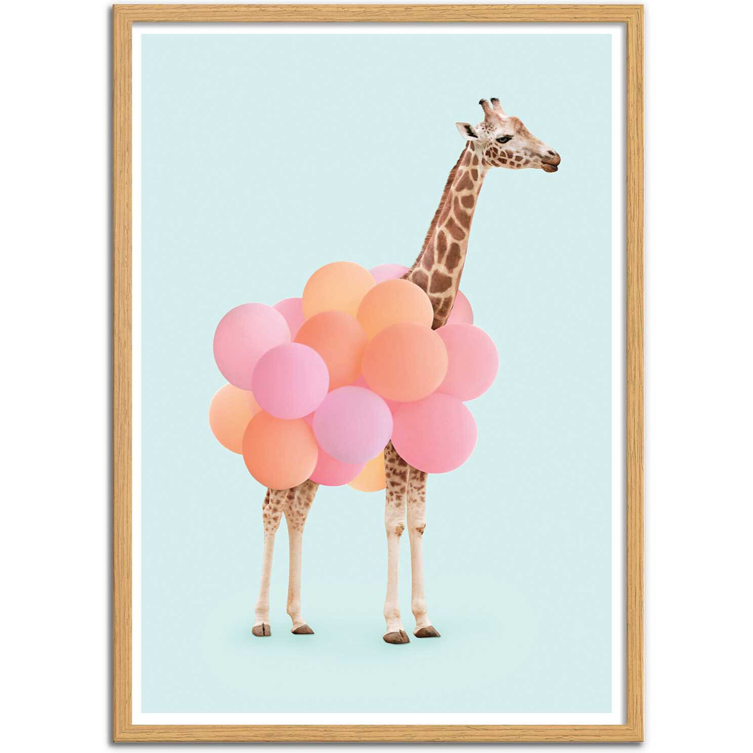 Affiche - Giraffe Balloon - Paul Fuentes