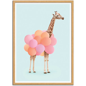 Affiche - Giraffe Balloon - Paul Fuentes