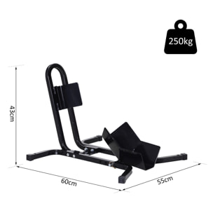 Aparcamiento de Moto Ajustable Soporte de Rueda de Moto Metal para Ruedas Ë†â€¦43,48,53cm