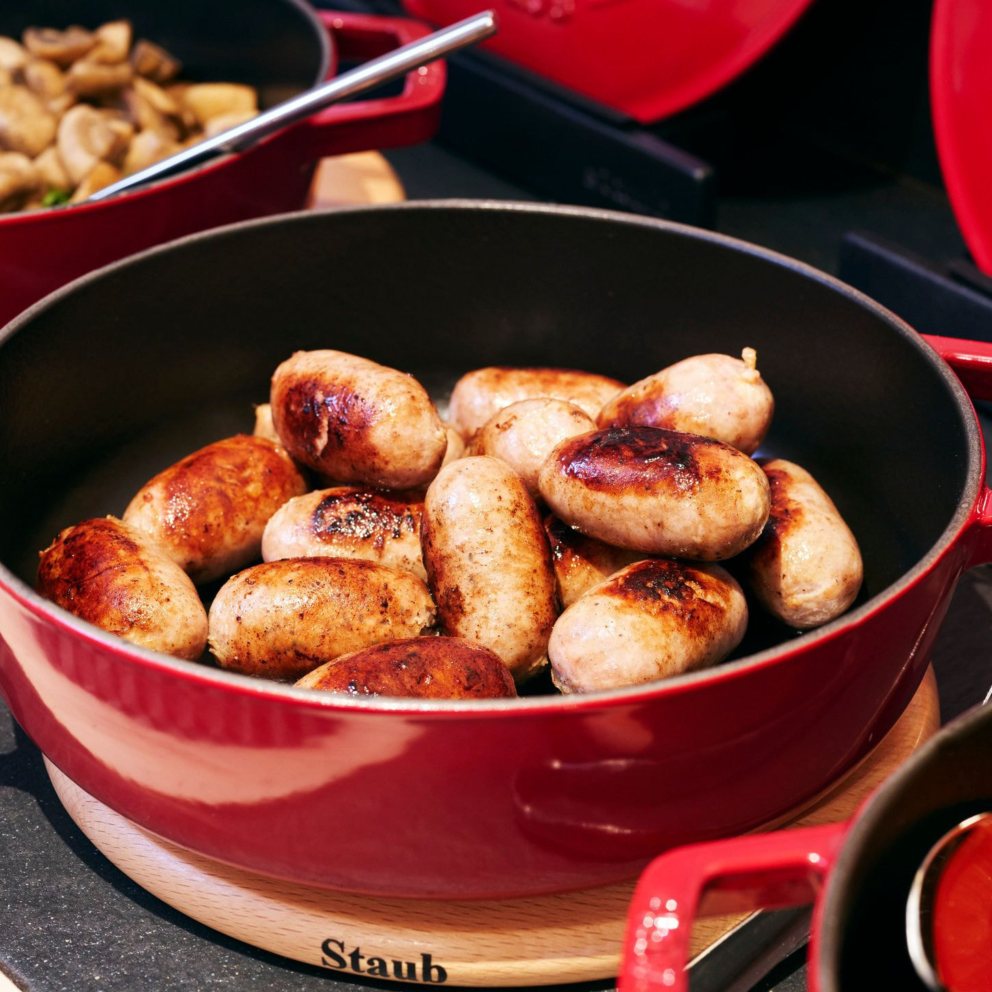 28 cm, Sauteuse Chistera, Cerise