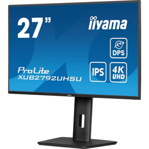 Ecran PC 4K IIYAMA PROLITE XUB2792UHSU-W6  Plat IPS