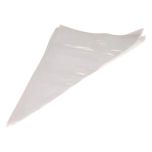 Lot de 30 poches à douille triangulaire transparent