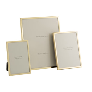 J-Line cadre photo Bord Fin - métal - or - large - 2 pièces