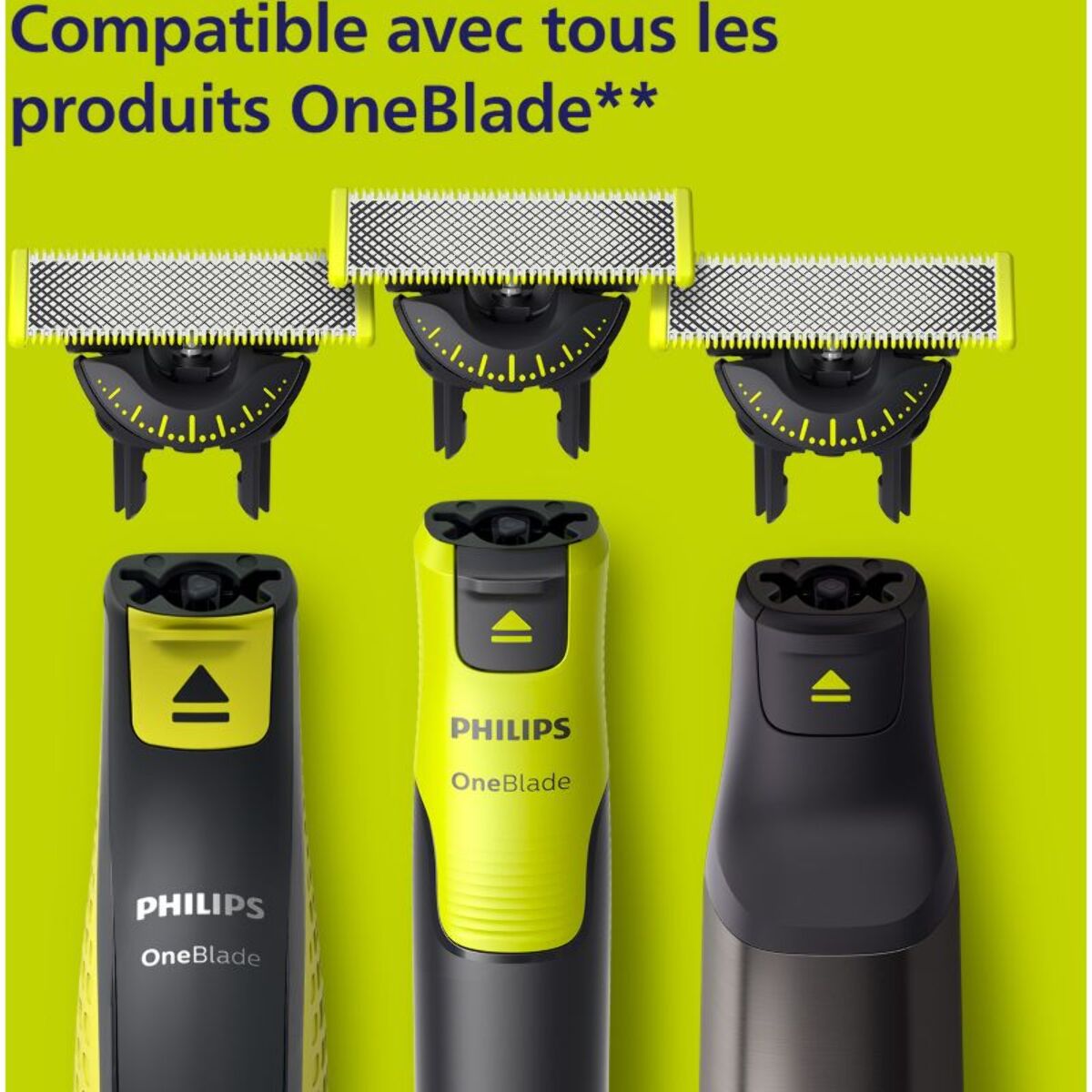 Lame one blade PHILIPS Pour Tondeuse OneBlade 360 x2 QP420/50