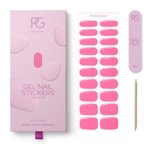 Stickers gel - 0006 Neon Pink