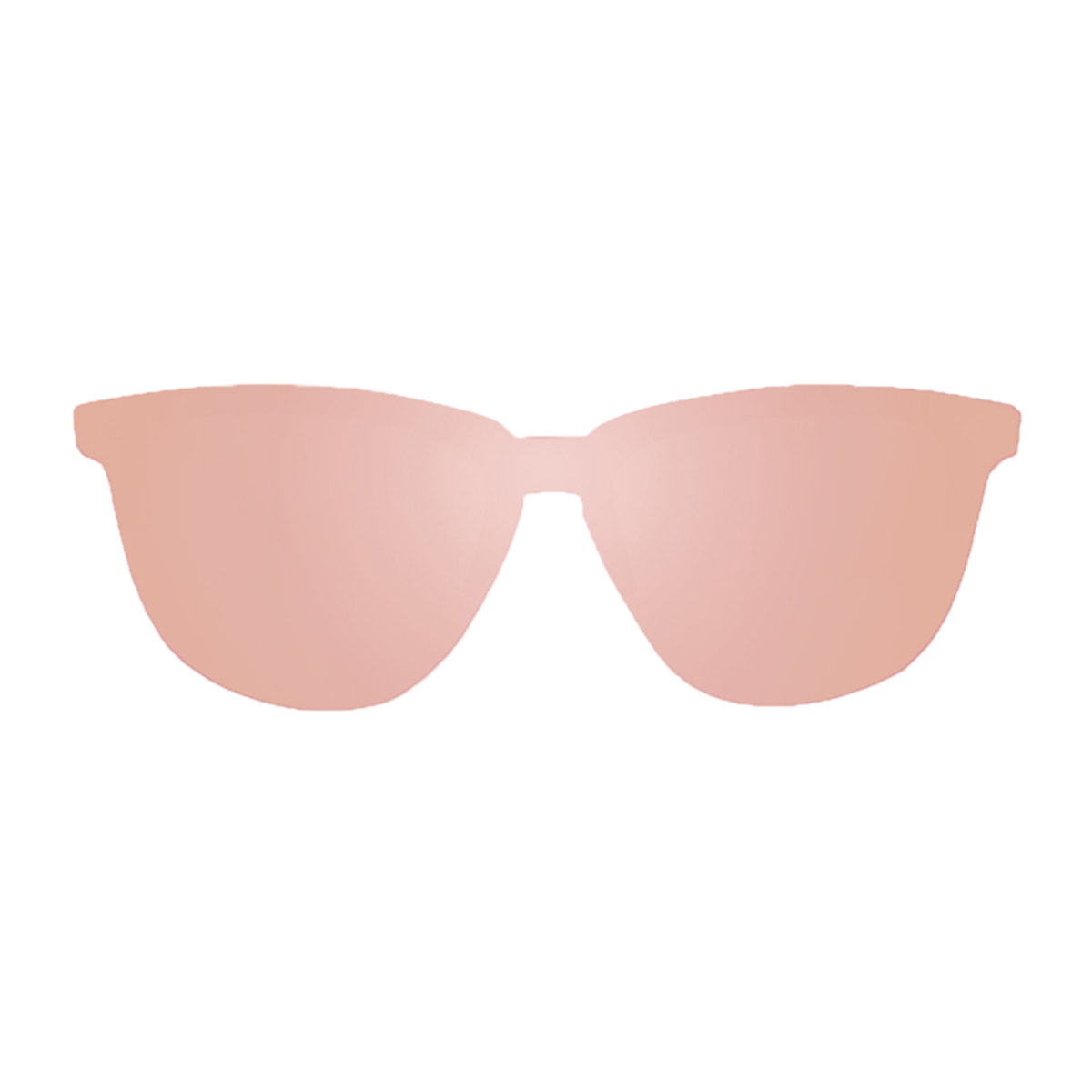 Gafas de sol PALO ALTO AMALFI - Marrón demi mate / Plana rosa revo