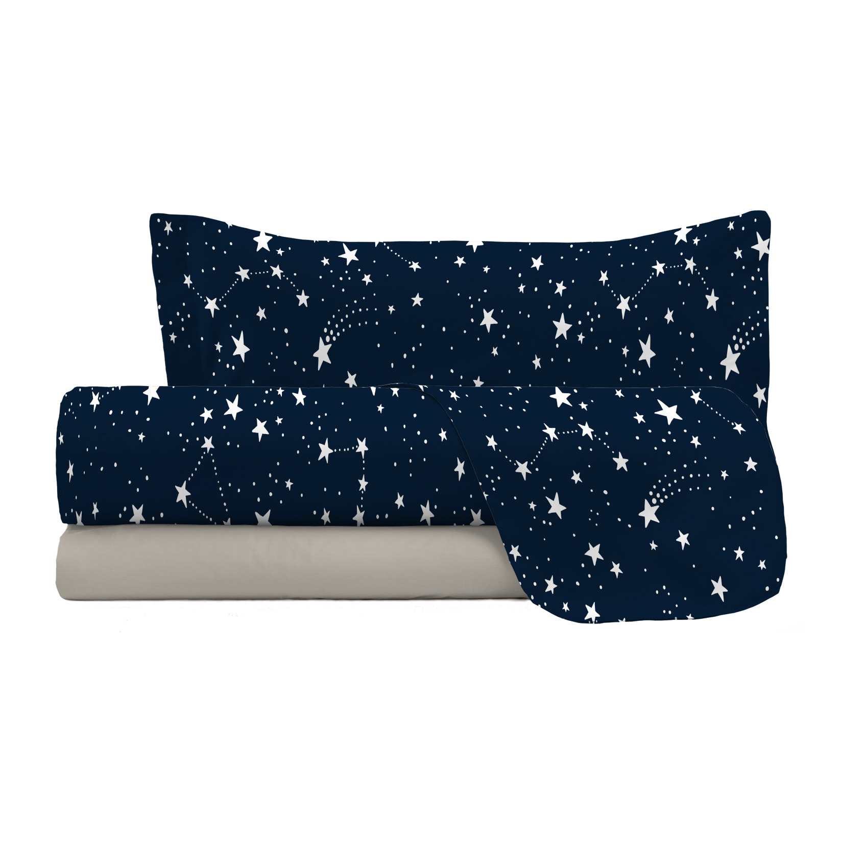 COMPLETO LETTO FASHION, 100% Microfibra, No Stiro - BELLE