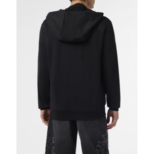 PHILIPP PLEIN Fleece Zip Hoodie Greatness