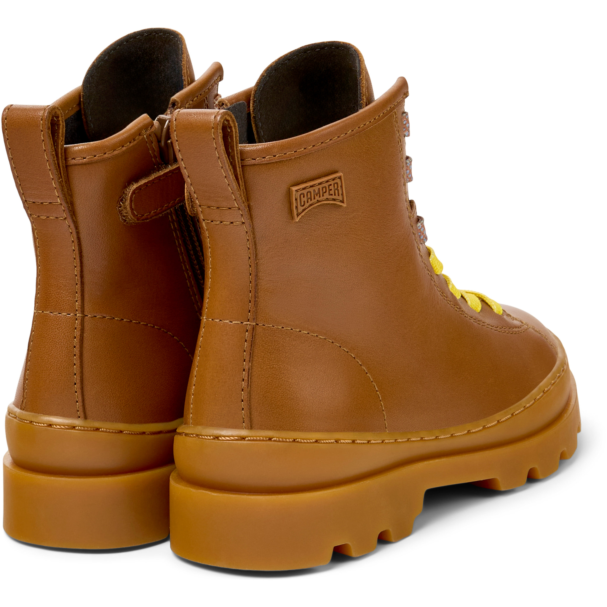 Botines - CAMPER Brutus Twins - Marron - Cuero liso
