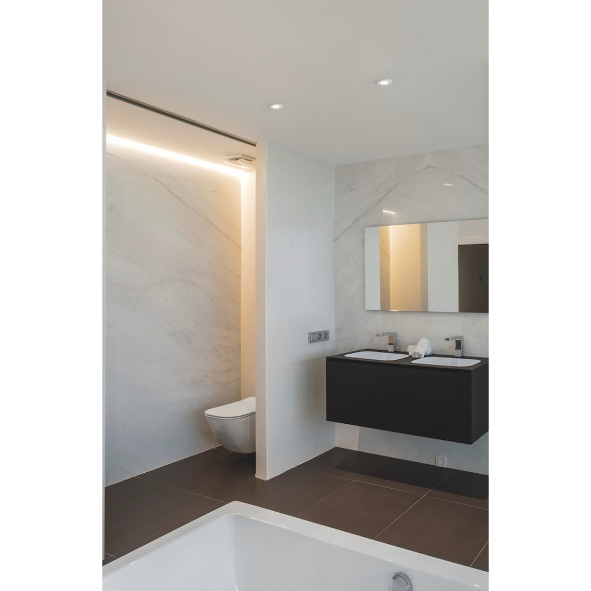 LEDS C4 Downlight Split 5W Cromo Ip65