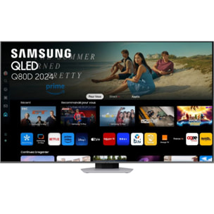 TV QLED SAMSUNG TQ75Q80D 4K AI Smart TV 2024