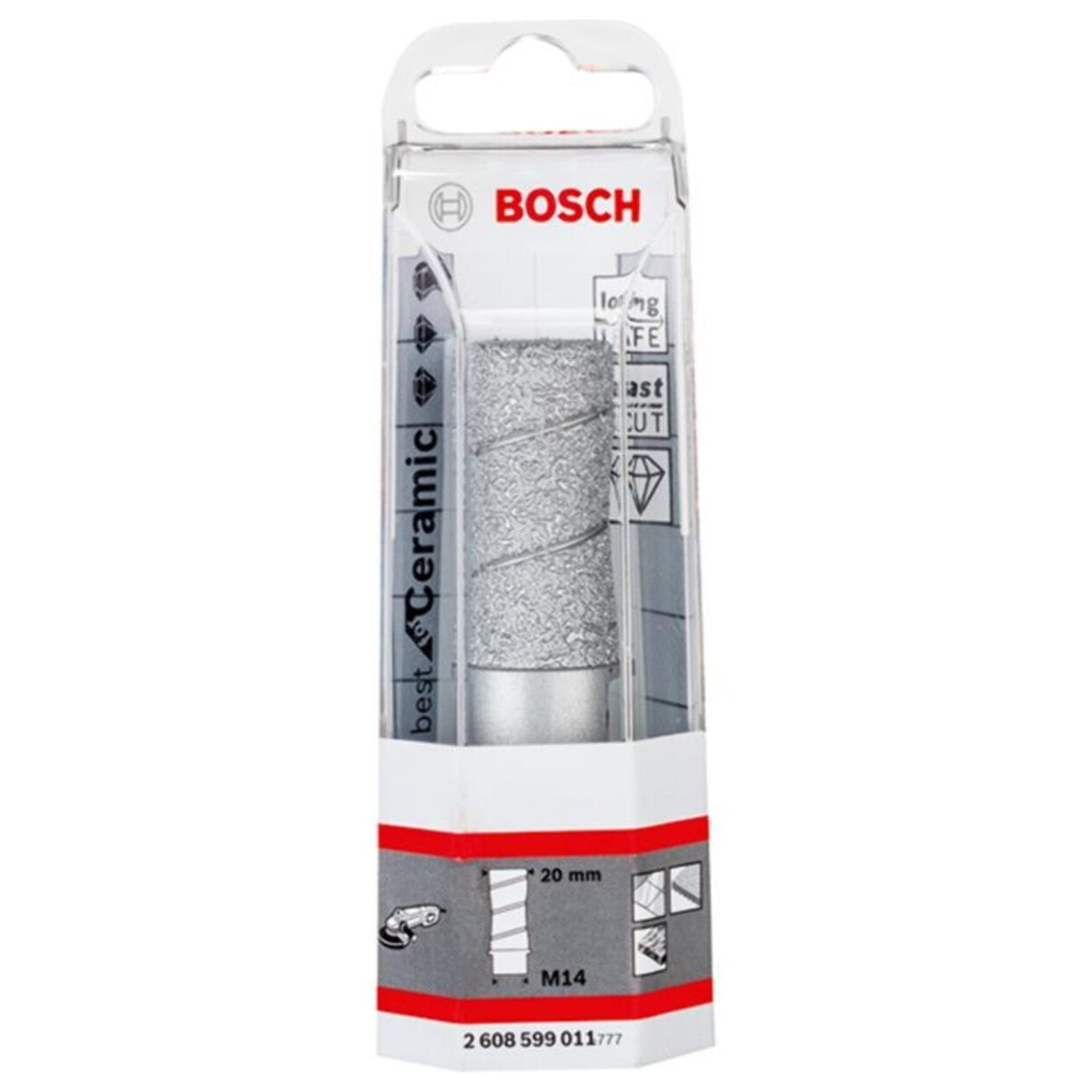 Kit spécial carrelleur BOSCH - meuleuse GWS 7-125 + 2 disques diamant + 1 sac de transport - 06159975H2