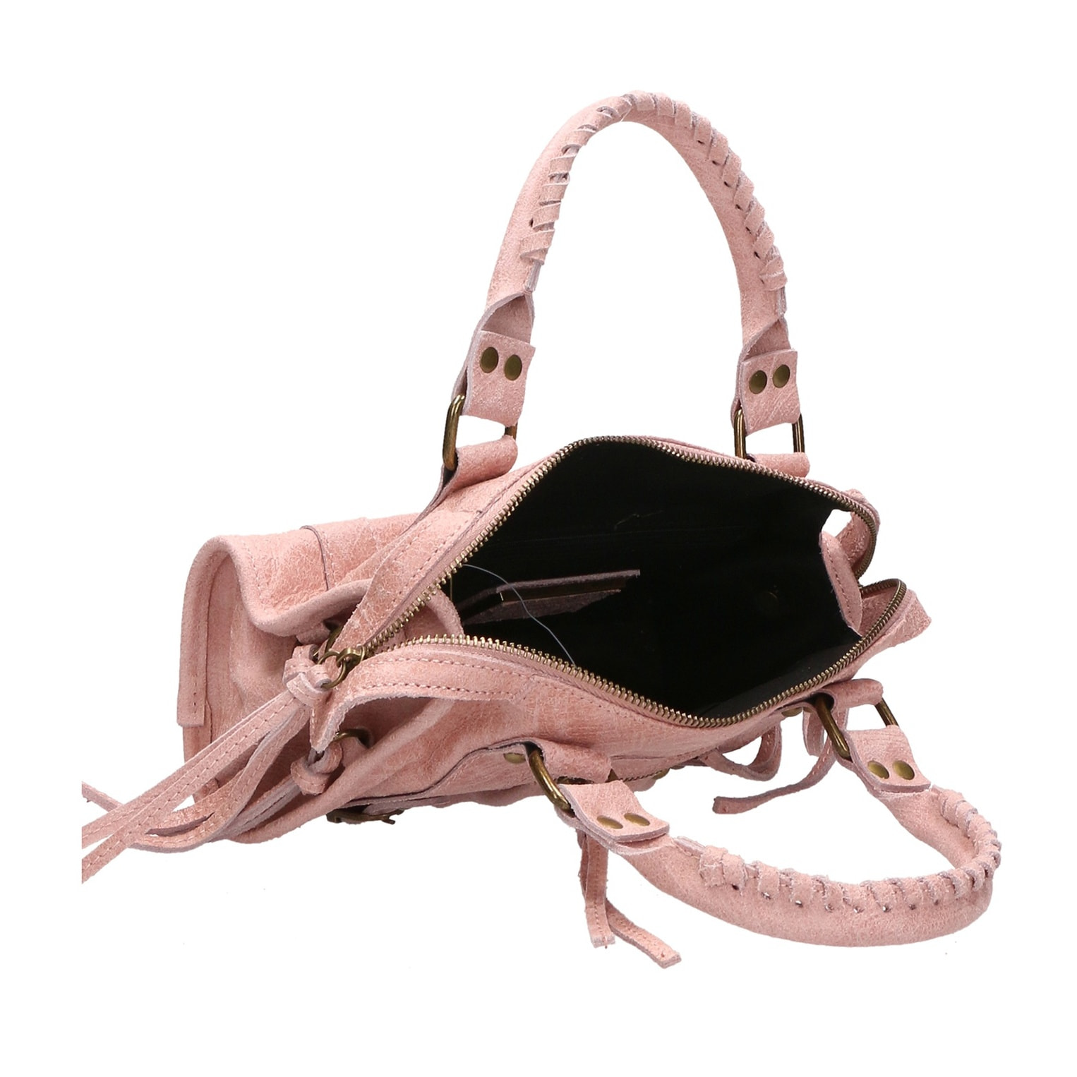 Borsa a spalla da donna - Modello Erisia - Vera pelle - 25.0 x 15.0 x 10.0 cm